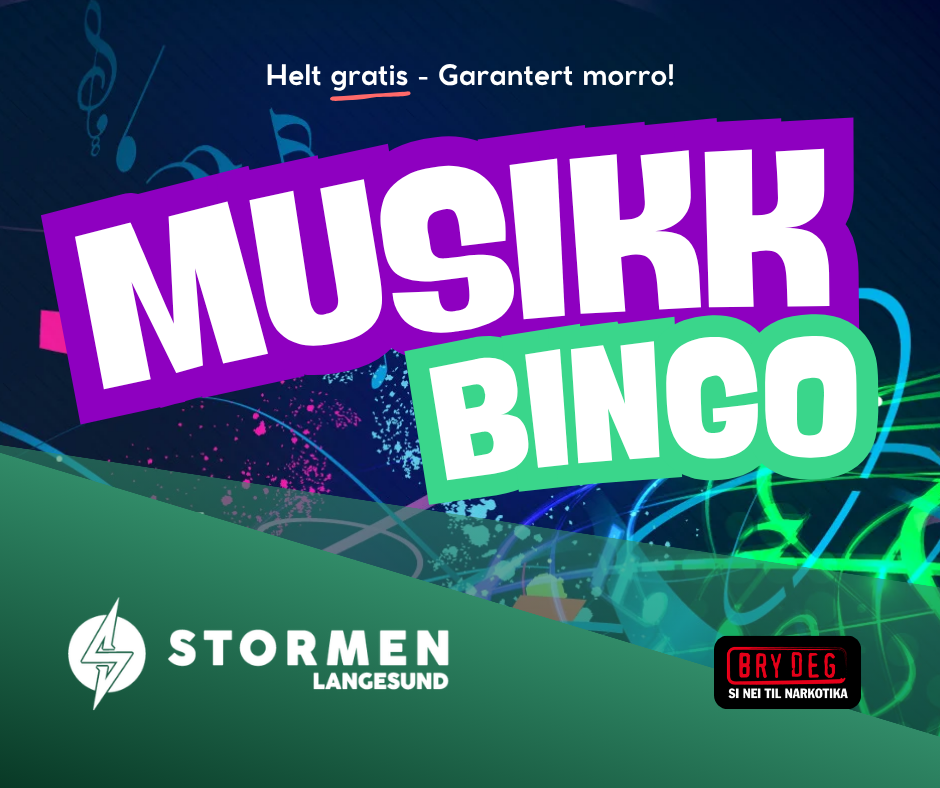 Musikkbingo på Stormen